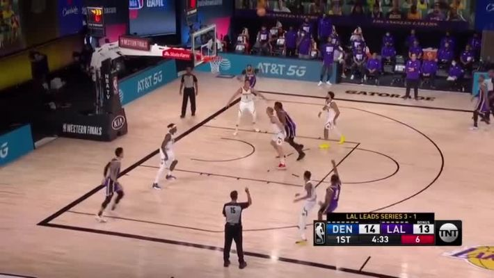 NBA湖人对决掘金G3，巅峰之战，频道锁定激燃瞬间